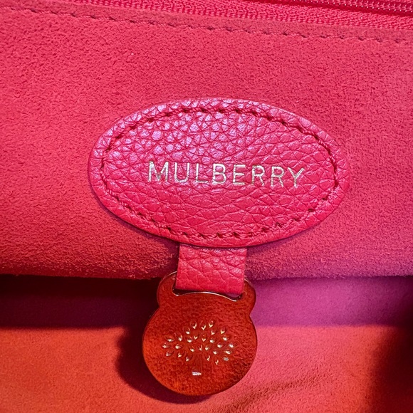 Mulberry Lily Scarlet Red Leather Bag - Picture 11 of 16